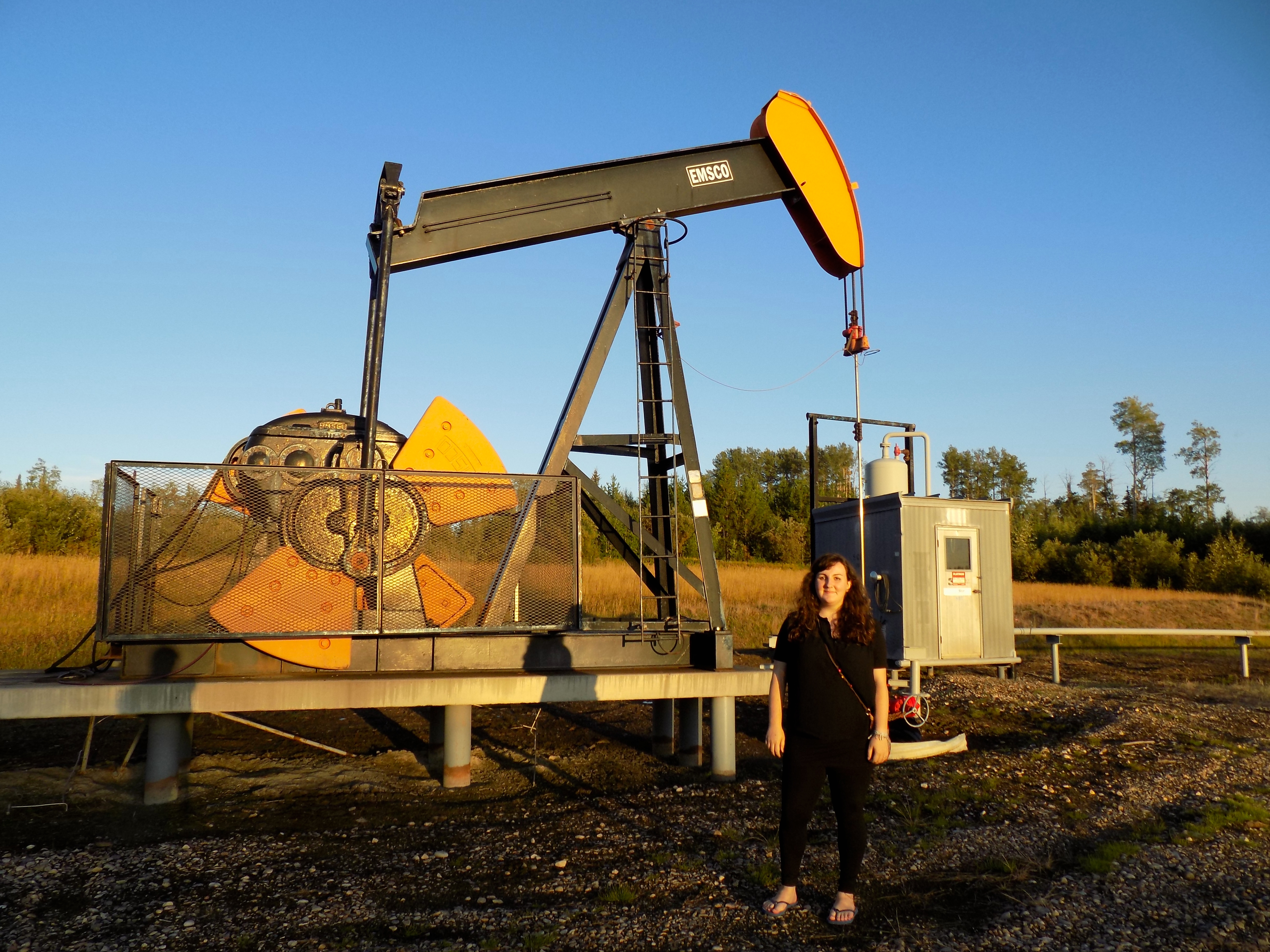 Toronto 2015 joanna and oil pump.JPG